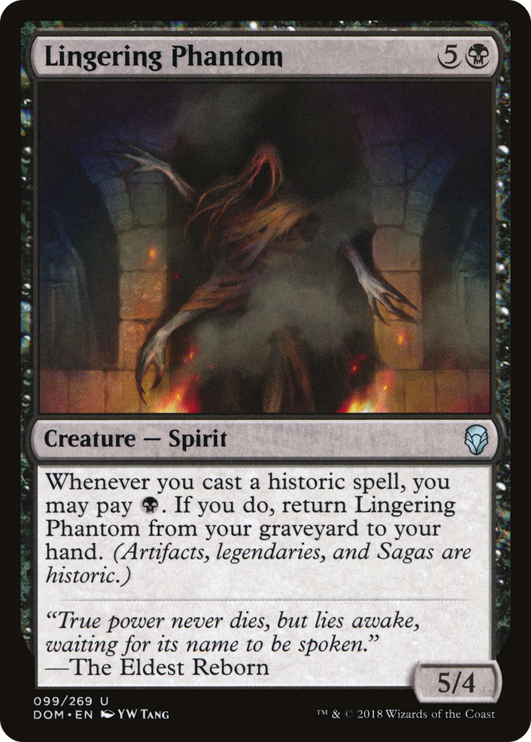 Lingering Phantom [Dominaria] Foil