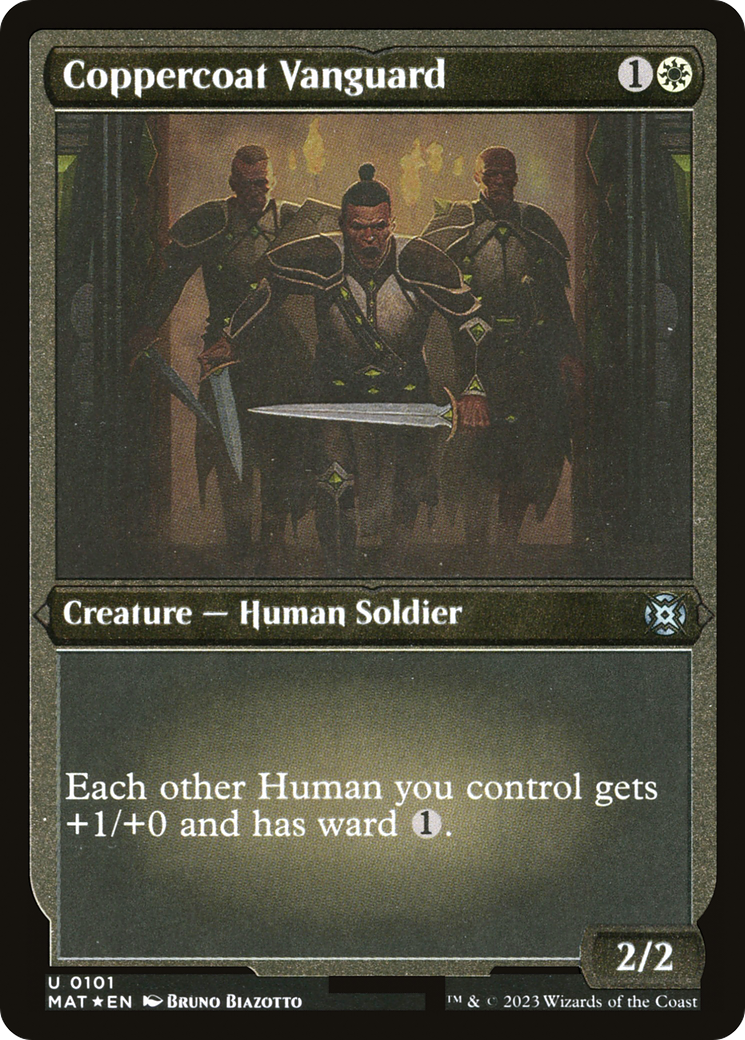 Coppercoat Vanguard (MAT-101) - March of the Machine: The Aftermath Etched Foil