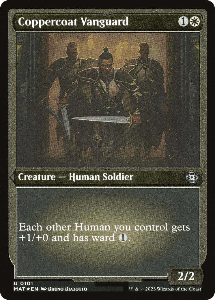 Coppercoat Vanguard (MAT-101) - March of the Machine: The Aftermath Etched Foil