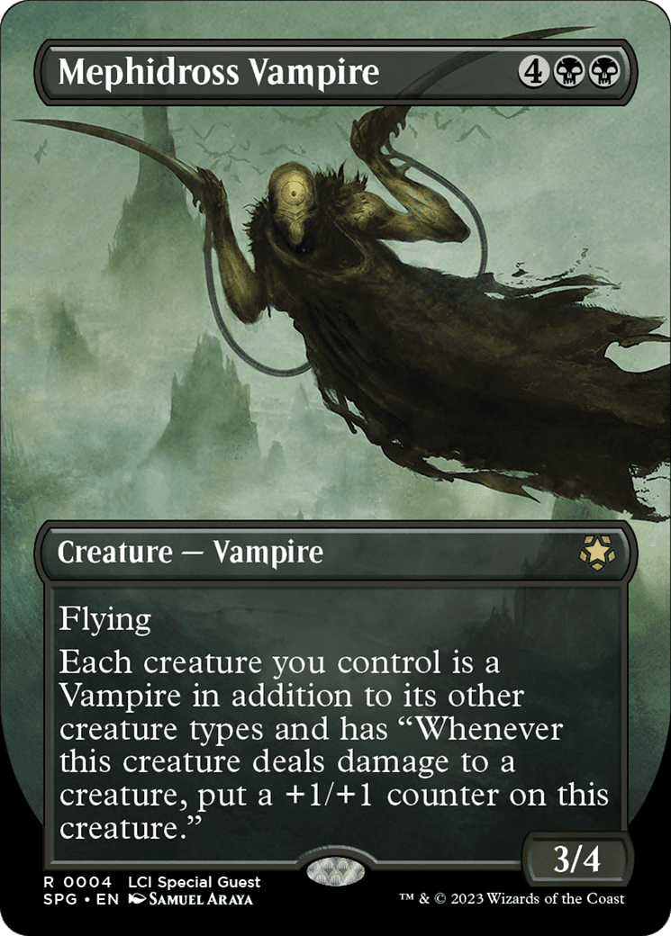 Mephidross Vampire (Borderless) [The Lost Caverns of Ixalan Special Guests] Foil