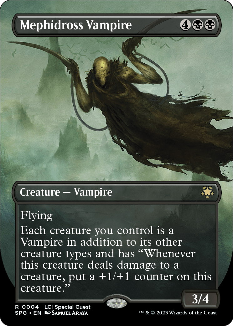 Mephidross Vampire (Borderless) [The Lost Caverns of Ixalan Special Guests] Foil