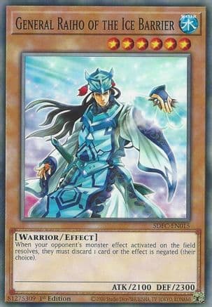 General Raiho of the Ice Barrier | Common (SDFC-EN015) [Structure Deck: Freezing Chains]