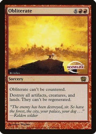Obliterate (World Championship 2003) |  (204) [Oversize Cards]