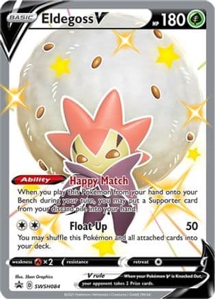 Eldegoss V SWSH084  - Holofoil SWSH Sword & Shield Promo Cards - Promo