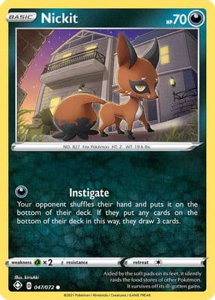 Nickit 047  Shining Fates - Common