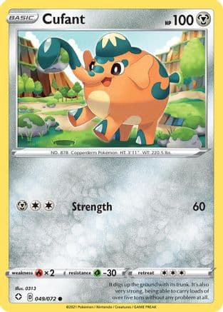 Cufant 049/72 - Shining Fates Reverse Holofoil