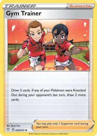 Gym Trainer 059/72 - Shining Fates Reverse Holofoil