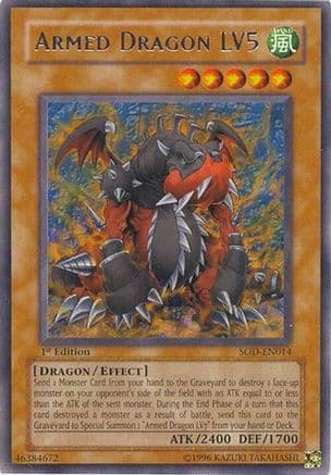 Armed Dragon LV5 [SOD-EN014] Rare