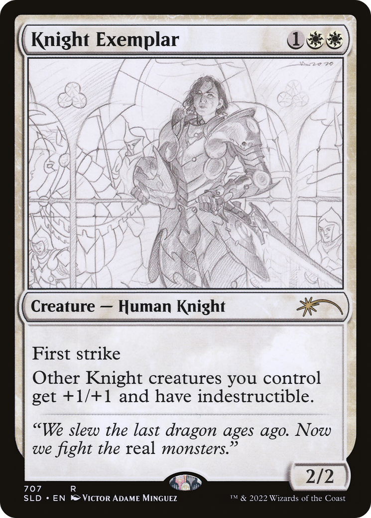 Knight Exemplar (707) [Secret Lair Drop Series] Foil