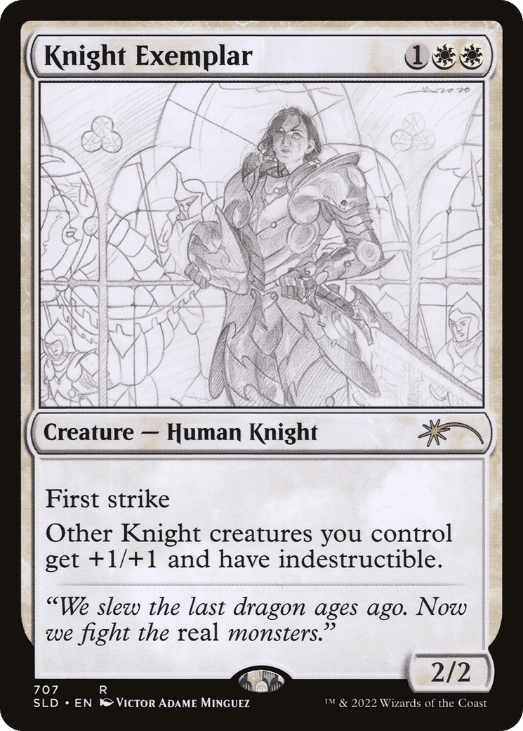 Knight Exemplar (707) [Secret Lair Drop Series] Foil