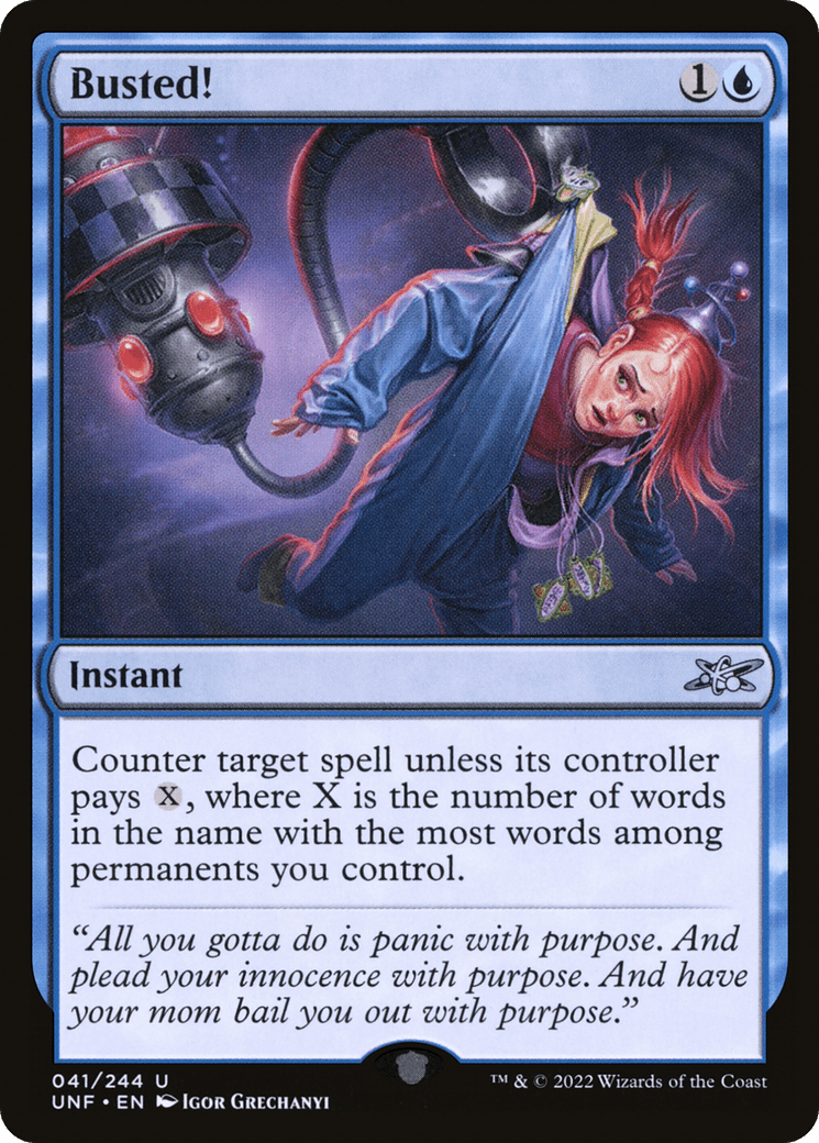 Busted! [Unfinity] Foil