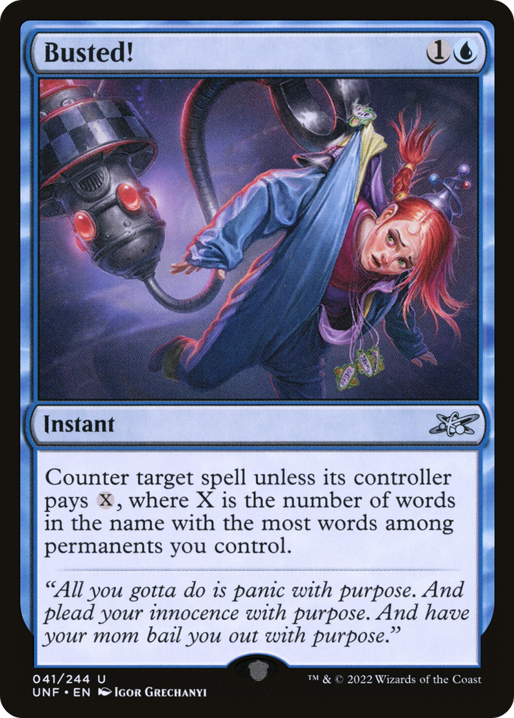 Busted! [Unfinity] Foil