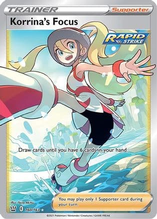 Korrina's Focus (Full Art) 160/163 - SWSH05 Battle Styles Holofoil