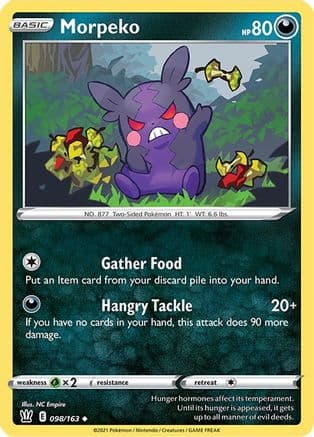 Morpeko 098/163 - SWSH05 Battle Styles Reverse Holofoil