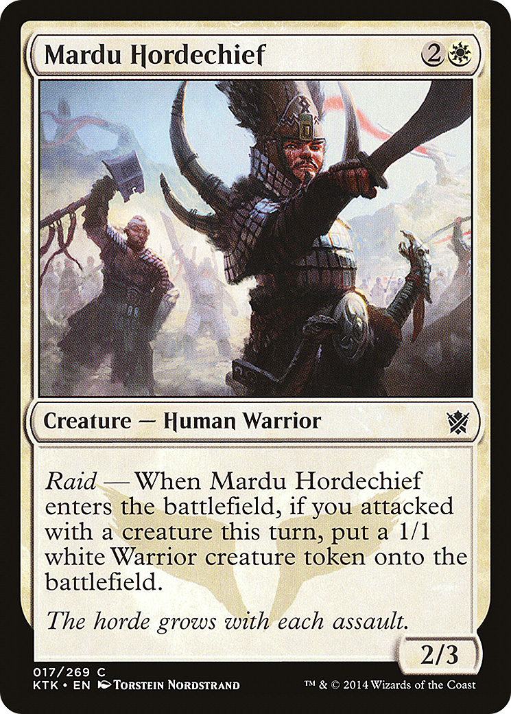 Mardu Hordechief [Khans of Tarkir] Foil