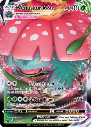 Venusaur VMAX SWSH102/307 - SWSH Sword & Shield Promo Cards Holofoil