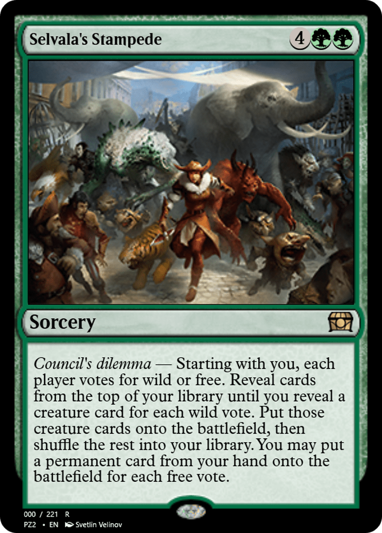 Selvala's Stampede (PZ2-65787) - Treasure Chest Foil