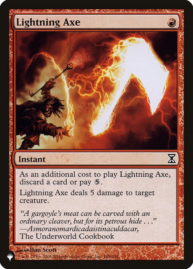 Lightning Axe |  (TSP-168) [The List]