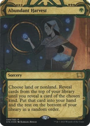 Abundant Harvest (Foil Etched) [Strixhaven: School of Mages Mystical Archive]