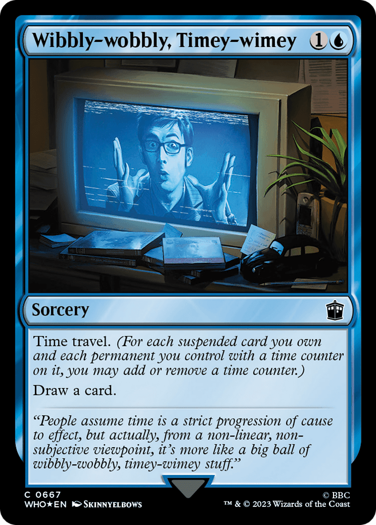 Wibbly-wobbly, Timey-wimey (Surge Foil) [Doctor Who] Foil
