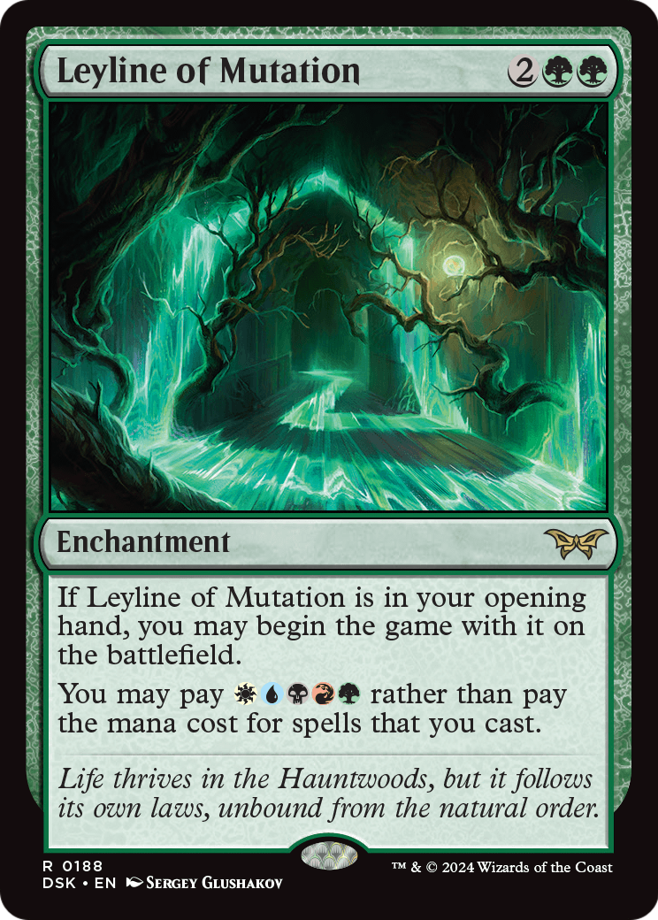 Leyline of Mutation [Duskmourn: House of Horror] Foil