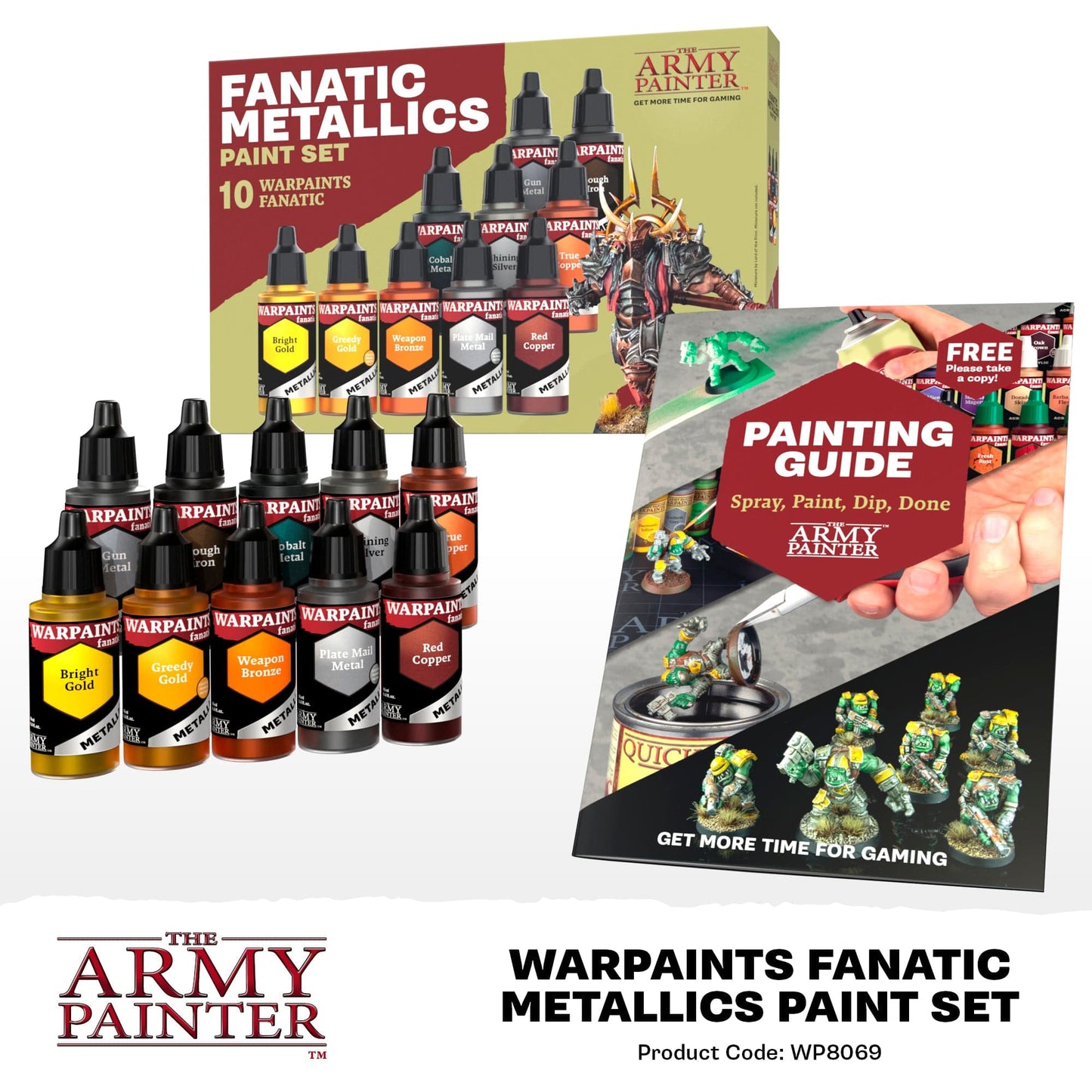 The Army Painter | Warpaints Fanatic | Metallics Paint Set