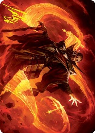 Plargg, Dean of Chaos Art Card (Gold-Stamped Signature) |  (053) [Art Series: Strixhaven]
