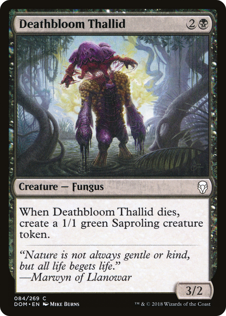 Deathbloom Thallid [Dominaria] Foil