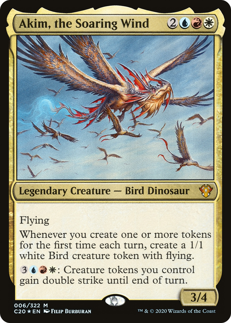 Akim, the Soaring Wind [Commander 2020] Foil