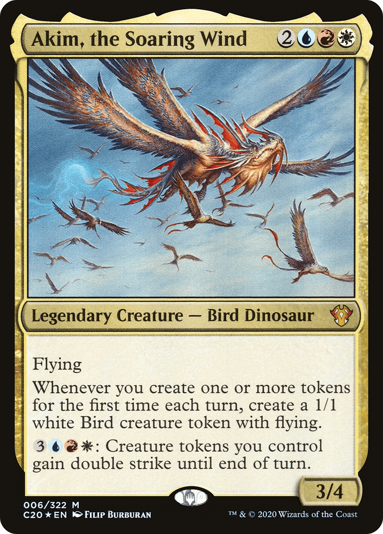 Akim, the Soaring Wind [Commander 2020] Foil