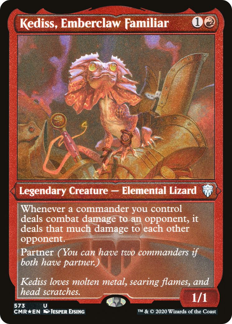 Kediss, Emberclaw Familiar (573) [Commander Legends]  Foil