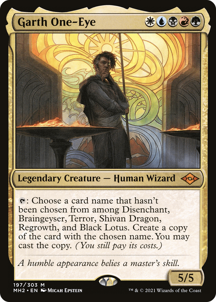 Garth One-Eye [Modern Horizons 2] Foil