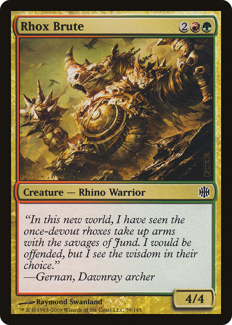 Rhox Brute [Alara Reborn] Foil