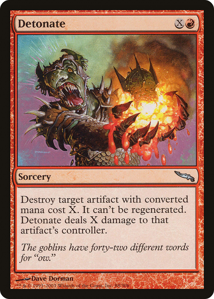Detonate [Mirrodin] Foil