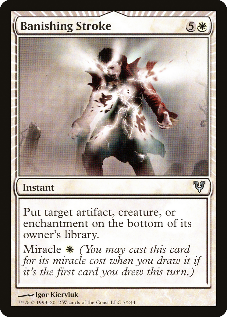 Banishing Stroke [Avacyn Restored] Foil