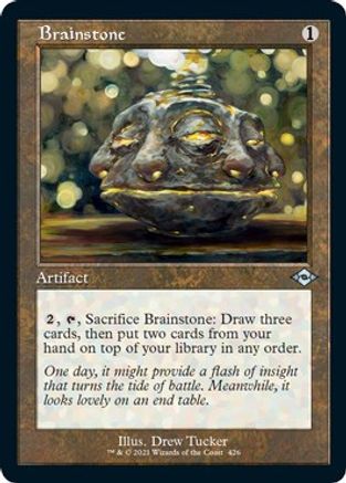 Brainstone (Retro Frame) (Foil Etched) |  Foil (426) [Modern Horizons 2]