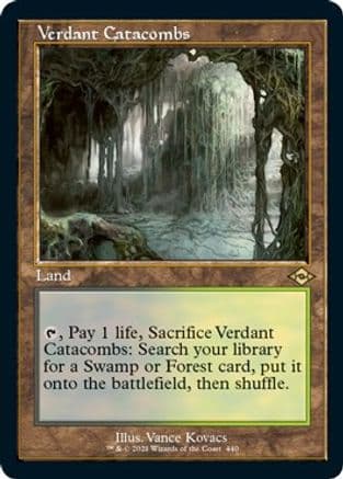 Verdant Catacombs (Retro Frame) (Foil Etched) |  Foil (440) [Modern Horizons 2]