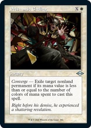 Prismatic Ending (Retro Frame) (Foil Etched) |  Foil (384) [Modern Horizons 2]
