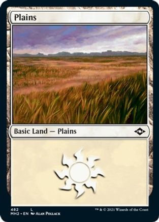 Plains (482) (Foil Etched) |  Foil (482) [Modern Horizons 2]