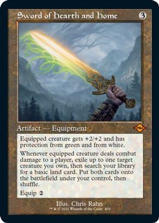 Sword of Hearth and Home (Retro Frame) (Foil Etched) |  Foil (433) [Modern Horizons 2]