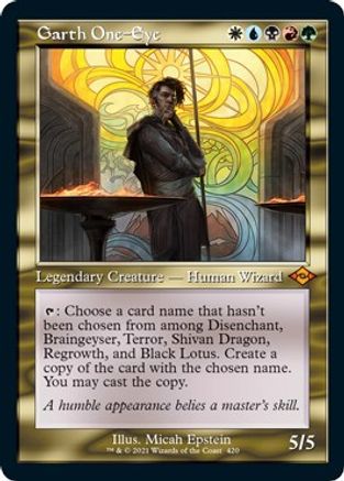 Garth One-Eye (Retro Frame) (Foil Etched) |  Foil (420) [Modern Horizons 2]