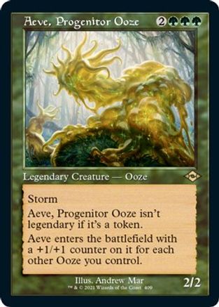 Aeve, Progenitor Ooze (Retro Frame) (Foil Etched) |  Foil (409) [Modern Horizons 2]