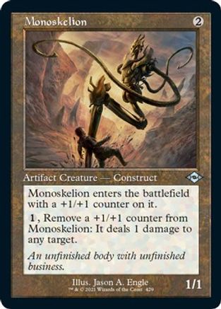 Monoskelion (Retro Frame) (Foil Etched) |  Foil (429) [Modern Horizons 2]