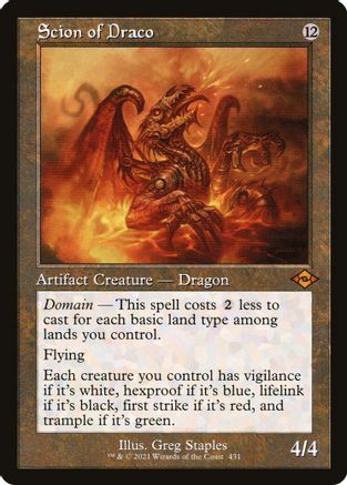 Scion of Draco (Retro Frame) |  (431) [Modern Horizons 2]