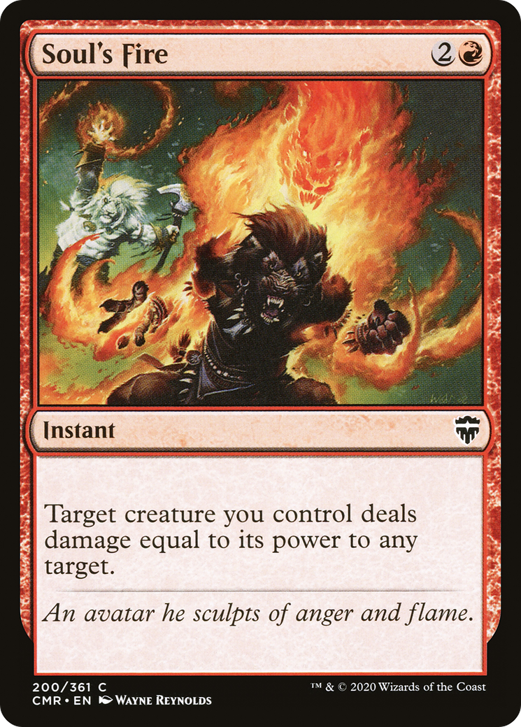 Soul's Fire [Commander Legends] Foil