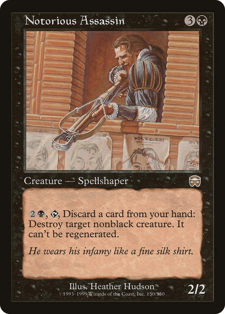 Notorious Assassin [Mercadian Masques] Foil