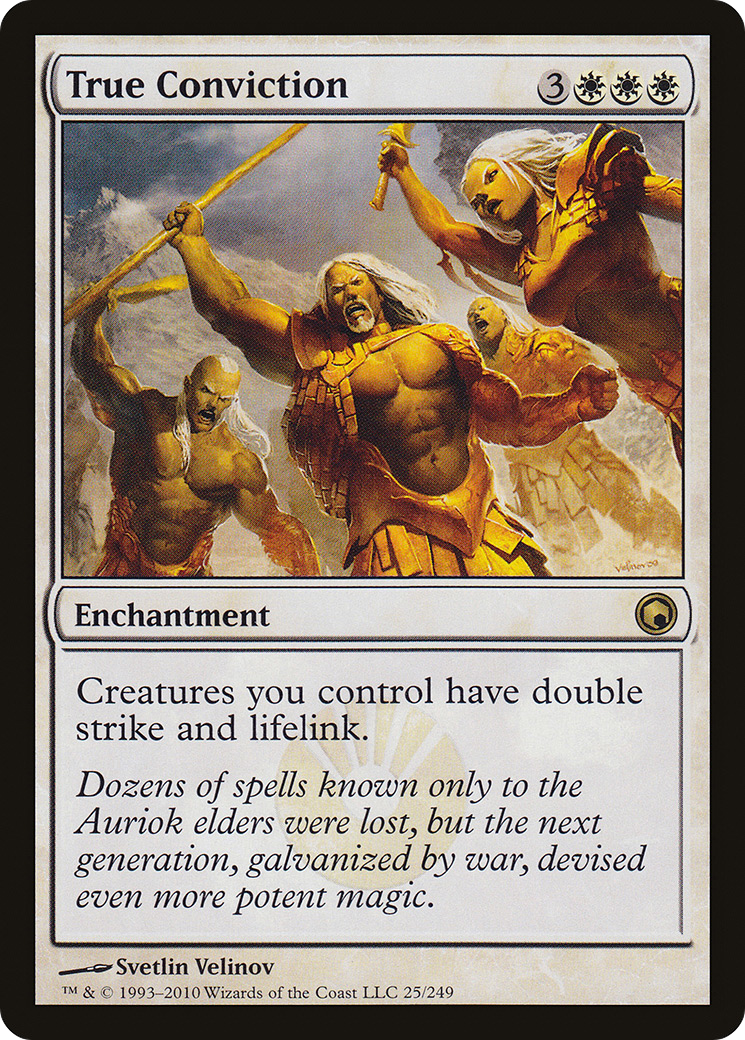 True Conviction [Scars of Mirrodin] Foil
