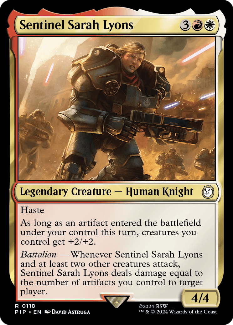 Sentinel Sarah Lyons [Fallout] Foil