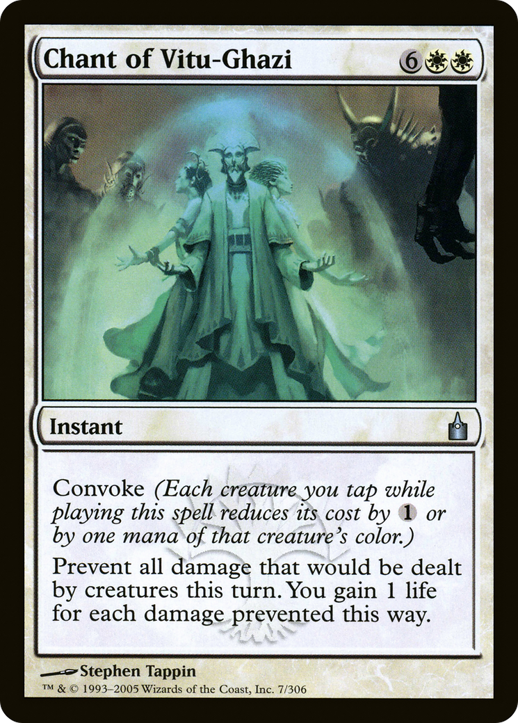 Chant of Vitu-Ghazi [Ravnica: City of Guilds] Foil