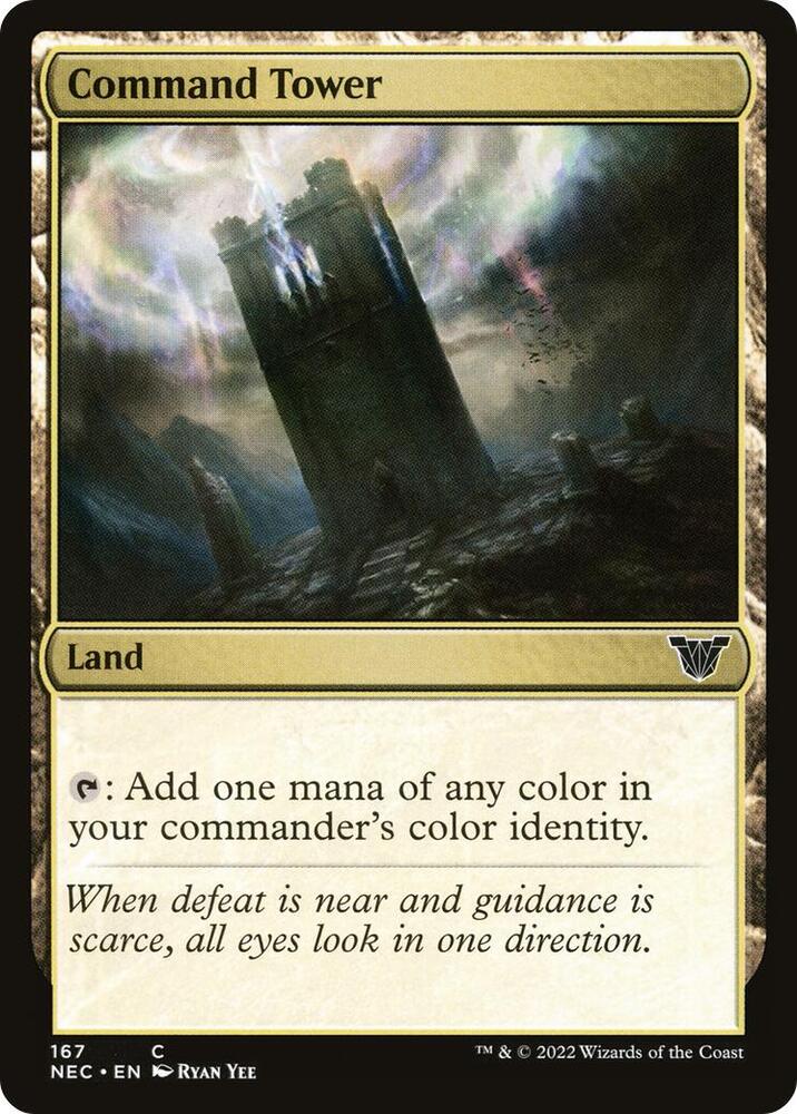 Command Tower 167/38 (Commander: Kamigawa: Neon Dynasty) 